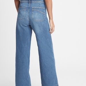 Gap Wide Leg Sky High Light Wash Jeans Size 6 Regular